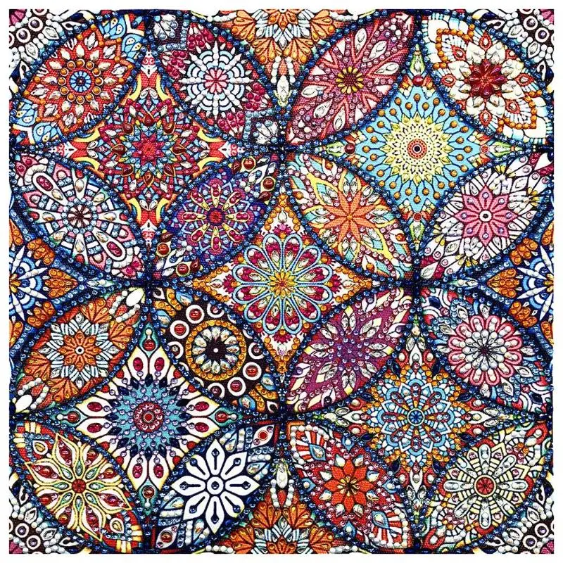 5D DIY Алмазная картина особой формы Мандала вышивка крестиком алмазные комплекты для вышивки/мозаики украшение дома подарок ручной работы - Цвет: N