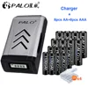 PALO 1.2V NI-MH aa AA rechargeable batteries + 1.2V aaa AAA rechargeable battery+AA Battery Charger for 1.2V AA AAA battery ► Photo 1/6