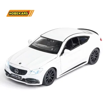 

RMZ Diecasts & Toy Vehicles C63S Sport-car 1:32 Model Car Metal Alloy Simulation Pull Back Toys For Kids Gifts For Children