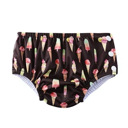 Waterproof Baby Swim Diaper - Reusable Swimwear - S (Ice cream)