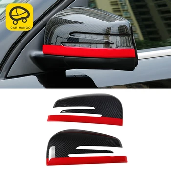 

CarManGo for Mercedes Benz GLE W166 Coupe C292 2016-2018 Car Red Circle Buttons Frame Cover Trim Sticker Interior Accessories