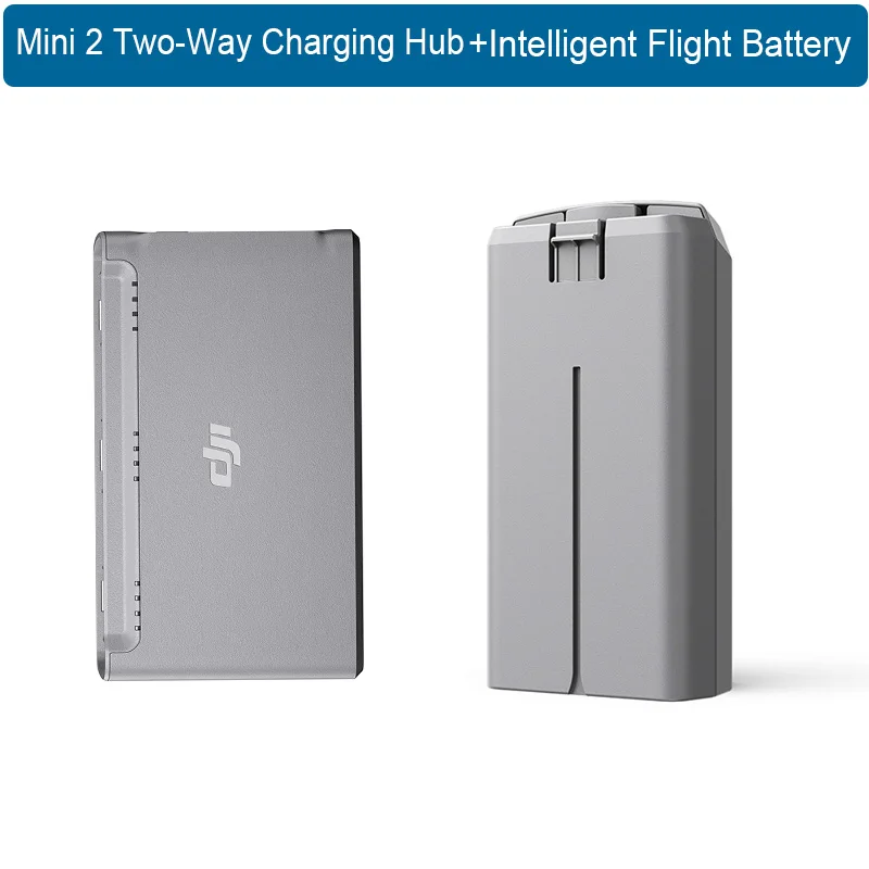 

Mavic Mini 2 Drone Charging Hub Adapter Two-Way Charger Dock + Mavic Mini Drone 2 Flight Battery 2250mAh Replacement Accessories
