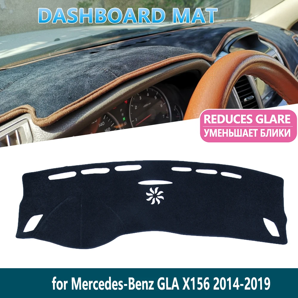Для Mercedes Benz GLA X156 GLA180 GLA200 GLA220 GLA250 220 220d AMG коврик для приборной панели Внутренний