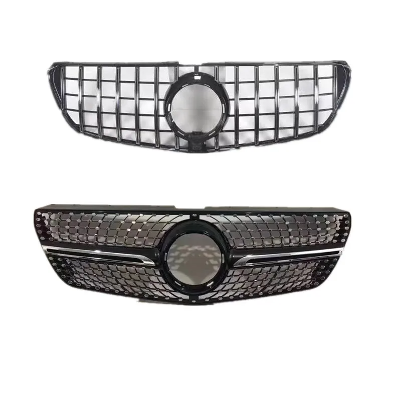 

Car styling Middle grille for Mercedes-Benz Vito V-Class V260 V250 ABS plastic Gypsophila front grille W447 GT vertical bar