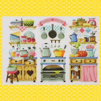 

G53 Stich Cross Stitch Kits Craft Packages 100% Cotton Fabric Floss Counted New Designs Needlework Embroidery Cross-Stitching