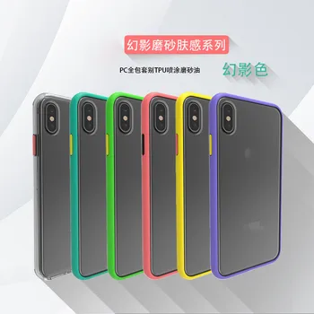 

200pcs New Fashion Frosted Contrast Case for iPhone 11 pro Max for Samsung Note 10 plus for Huawei P30 pro mate 20 pro Free DHL