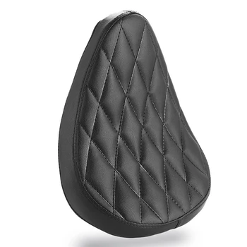 

Leather Stitch Solo Seat+3\" Spring Mounting Kit For Harley Sportster Xl883 1200
