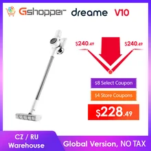 Dreame V10 Boreas שואב אבק xiaomi mijia כף יד נייד אלחוטי אלחוטי שדרוג של V9 V9P לאסוף שיער חיית מחמד עבור בית(China)