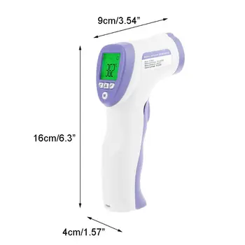 

Temperature Tester Non-Contact Infrared Forehead Thermometer for Baby Kids Adult M0XB