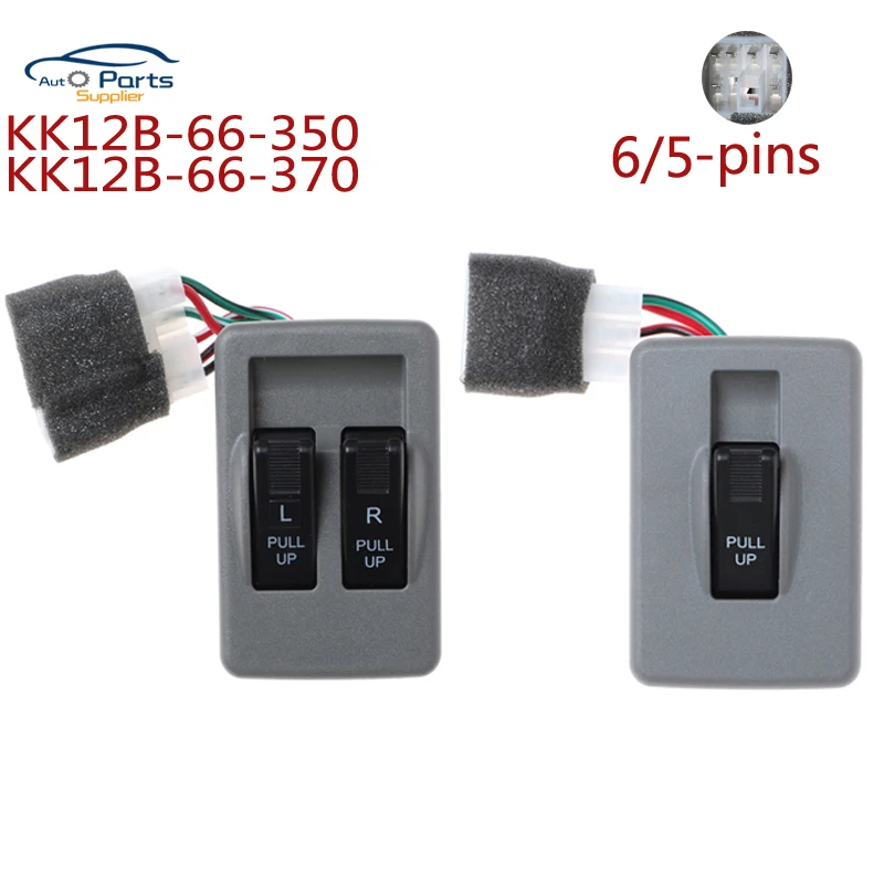 Пара KK12B-66-350 KK12B-66-370 для Kia Pride передний левый/правый электростеклоподъемный