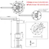 Датчик уровня топлива для воды, 100 мм ~ 1000 мм, 0 ~ 190 240 ~ 33 Ом, датчик для морской лодки, яхты, автомобиля, масла, жидкого бака, топлива, отправителя... ► Фото 2/6