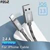 PZOZ usb cable for iphone charger fast cable usb for iphone 11 pro max X Xs Xr 7 8 plus SE 2022 6 5S iPad air 1 10.2 mini 2 3 4 ► Photo 1/6