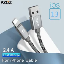 PZOZ для iphone 7, 8, 6 plus, 6s, xs max, xr, 5, 5 s, ipad mini, быстрое зарядное устройство, usb кабель, быстрый шнур, кабель для передачи данных, для зарядки мобильного телефона
