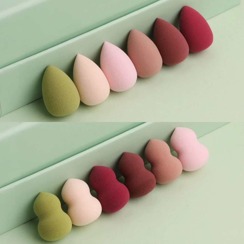 

30pcs Mini Cosmetic Foundation Puff Beauty Makeup Sponge Soft Wet Dry Dual Use Powder Blush BB Cream Make Up Tools
