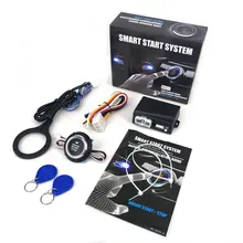 12V Car Universal Mortise Lock Anti-theft RFID Induction One-key Starts Car Anti-theft Alarm System Anti-theft Alarm System