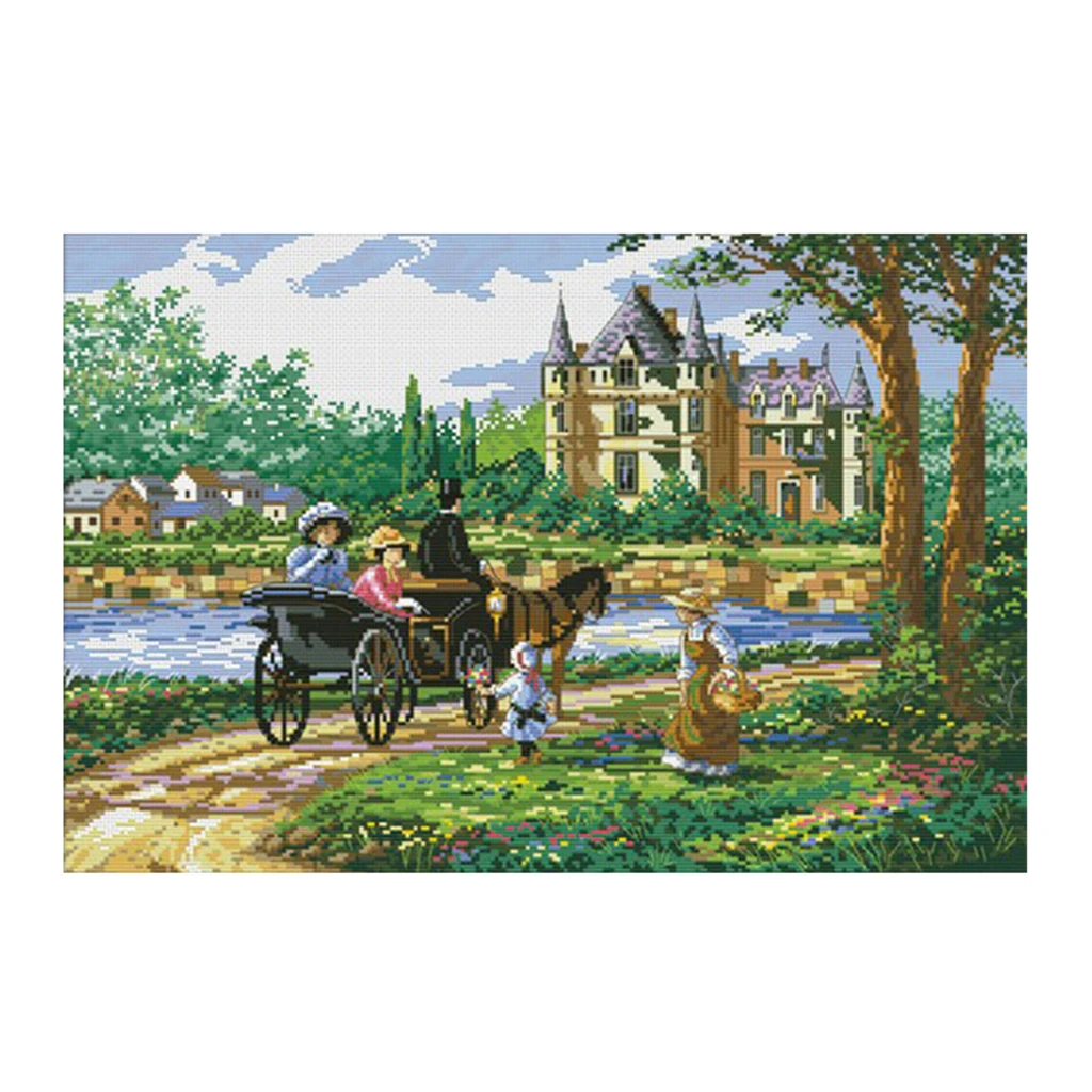 Вышивка крестиком с надписью Lady Castle 11CT для детей дома художественные изделия