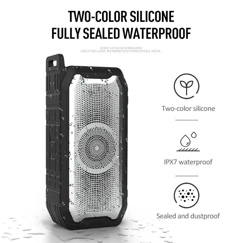 Горячая 3c-портативный 5,0 Bluetooth динамик IPX7 водонепроницаемый TWS супер бас Bluetooth динамик
