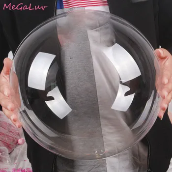 

10pcs 12/18/20 inch Luminous Transparent Bobo Bubble Ballons Christmas Wedding Marriage Birthday Party Decorations Balloons