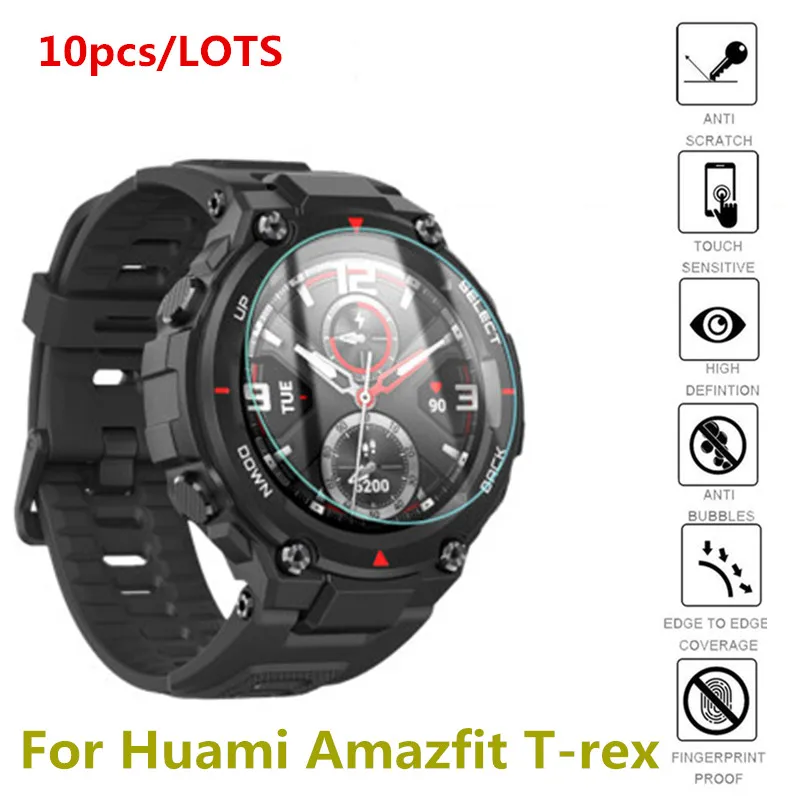 10 упаковок закаленное стекло для Huami Amazfit T Rex защита экрана 9H от царапин