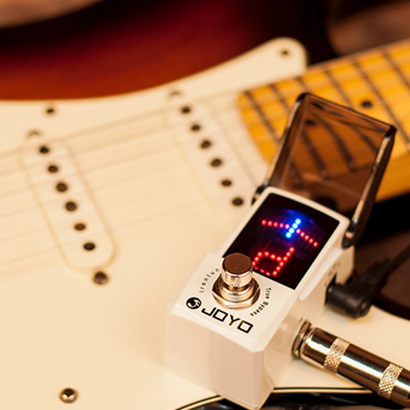 Мини тюнер JOYO JF 326 IRONMAN гитарный Педальный Stompbox Высокочувствительный