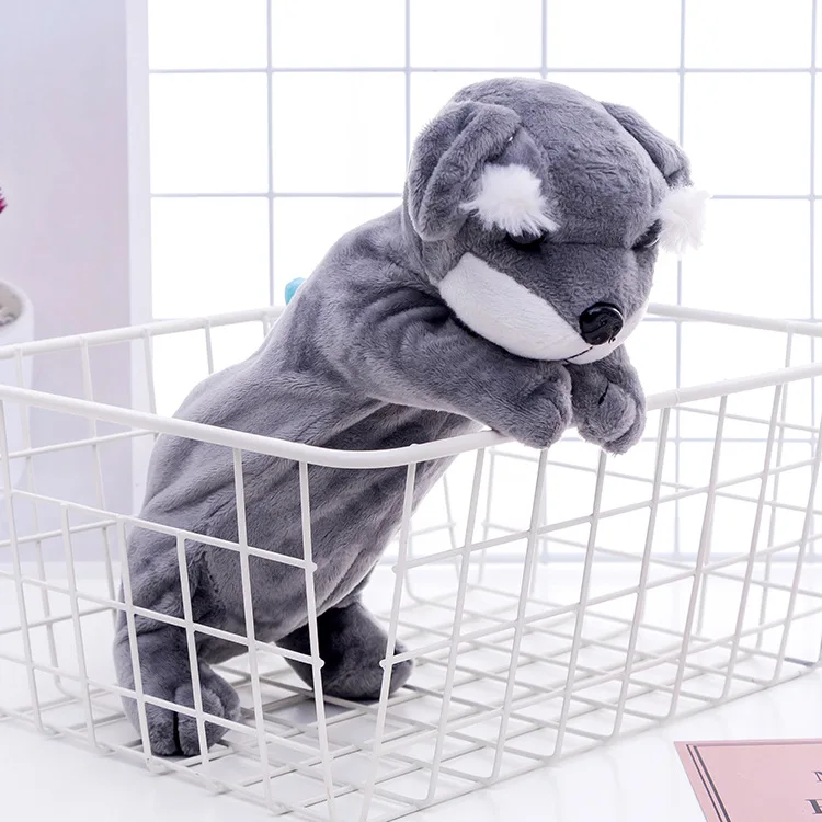 1 шт. мультяшный плюшевый чехол-карандаш Kawaii канцелярские принадлежности плюшевая собака щенок школьные канцелярские принадлежности пенал детский пенал Рождественский подарок