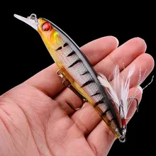 Laser Minnow Tackle Fishing-Lure Hard-Bait Pesca-Hooks Swimbait 11CM Artificial Japan