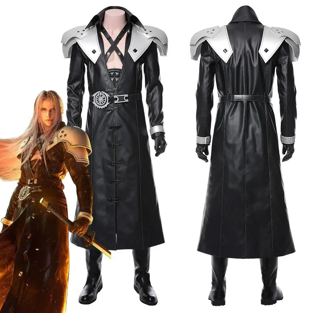 Новый Final Fantasy VII: Remake Sephiroth Косплей Костюм для взрослых мужчин Хэллоуин