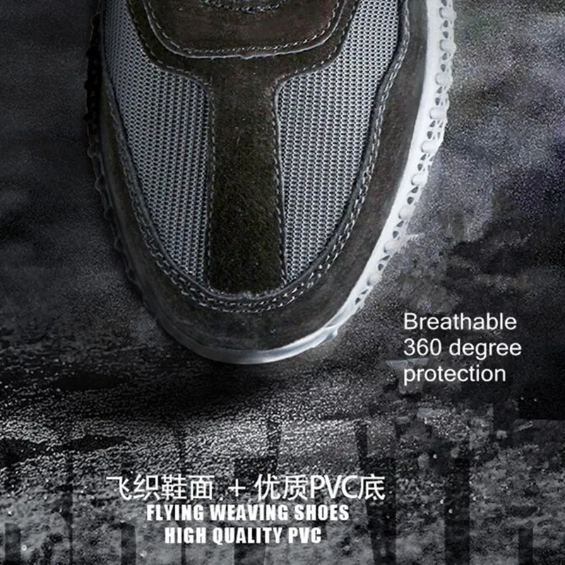 Дышащая защитная обувь мужская легкая мягкая противоскользящая электрическая изоляция, защитная обувь для работников