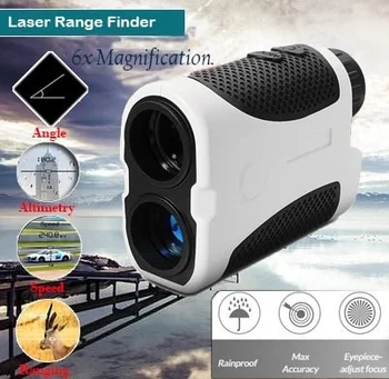 

400M Golf Digital Laser Range Finder LED Hunting Slope Compensation Angle Scan Binoculars