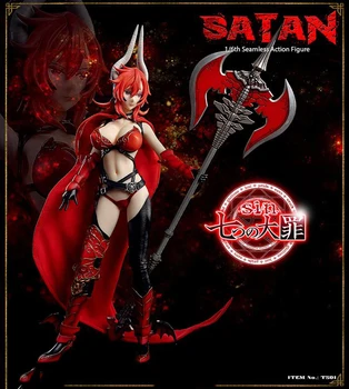 

Full Set Action Figure 1/6 Seven Mortal Sins -Satan Ts01 Seamless Head Body Clothes Weapon fans collection