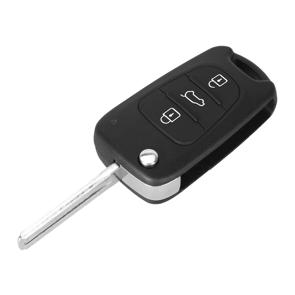 Чехол для автомобильного ключа KEYYOU Hyundai I30 IX35 3 кнопки откидной складной чехол