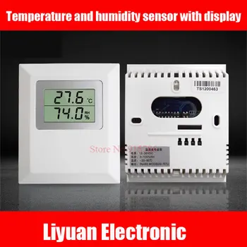 

4-20mA wall-mounted temperature and humidity sensor / 0-10V / 0-5V output temperature and humidity transmitter with display