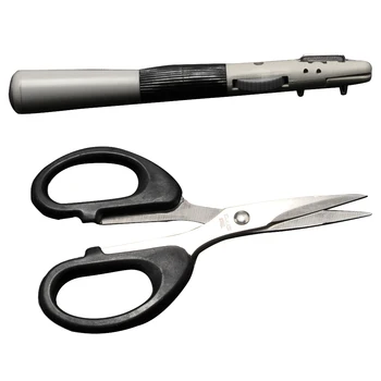 

Fishing Hook Knotting Tool Tie Hook Loop Making Device Hooks Remover Fishing Scissors for Small Hook Fishing Accessories Tackles