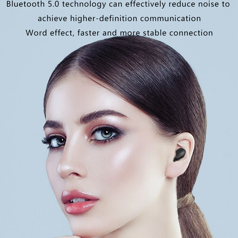 A6L TWS Wireless Earphones LED Display Bluetooth V5 0 Headsets with Mic for Xiaomi Redmi for iPhone Huawei Samsung