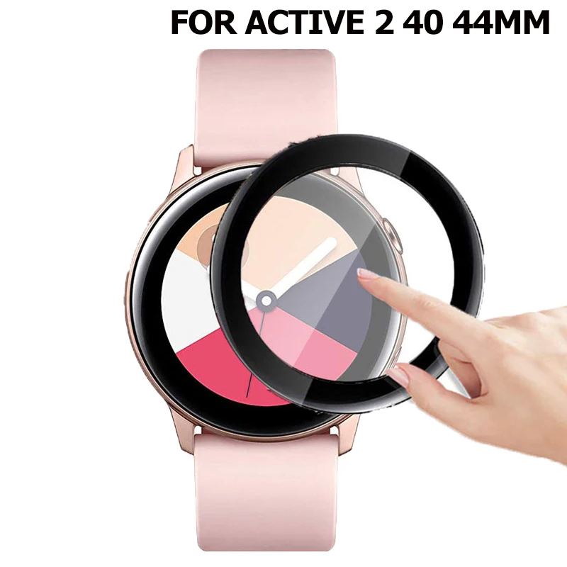 

Protective Film 20D Tempered Glass Screen Protector For Samsung Galaxy Watch Active 2 44mm 40mm Protection Screen protector Film