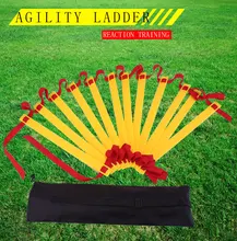 

Wholesale high quality Adjustable soccerTraining Speed Ladder Agility Ladder With Black Carry Bag