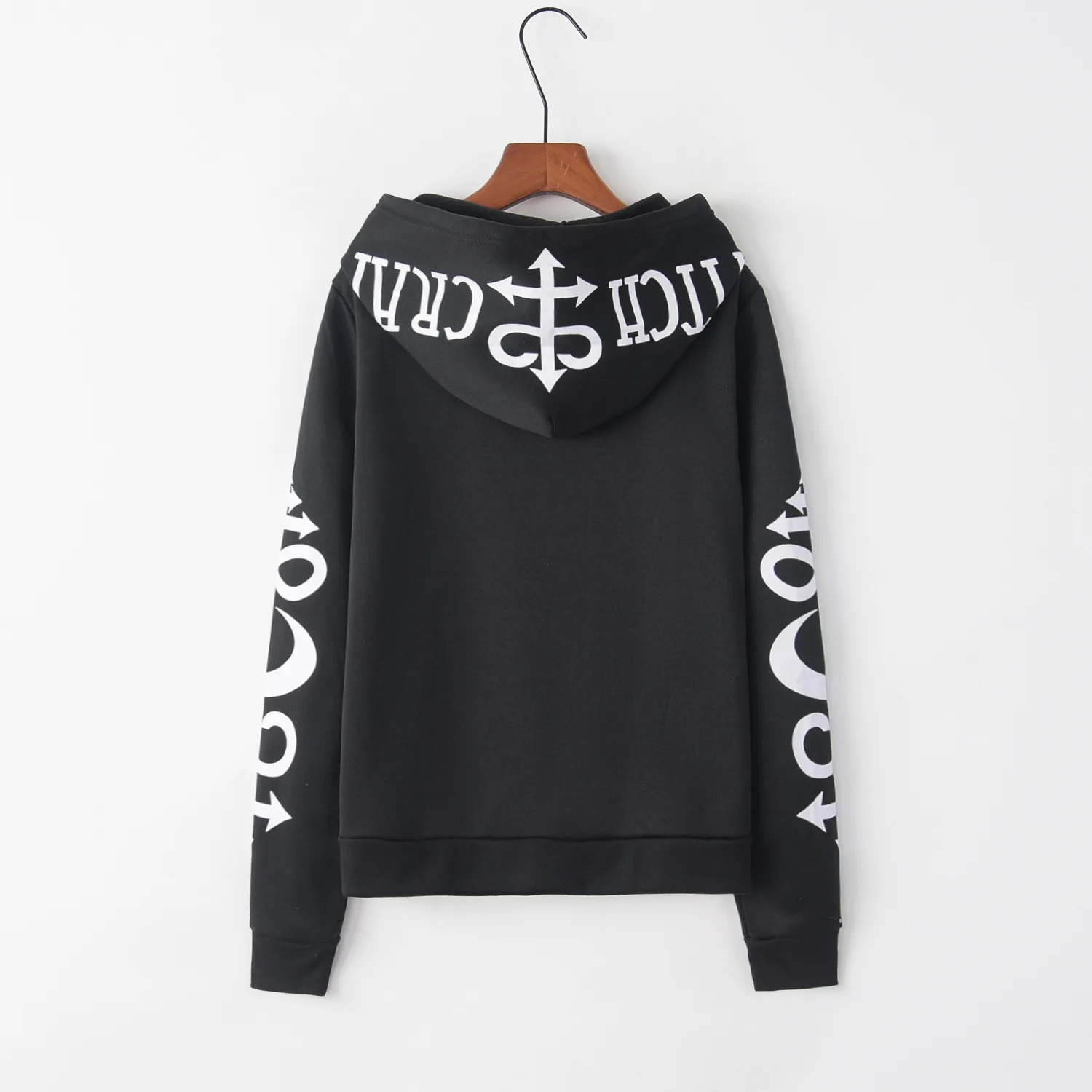 Готическая Луна дизайн распродажа толстовки кофты Женские повседневные Kawaii Harajuku Sweat для девочек европейские Топы корейские