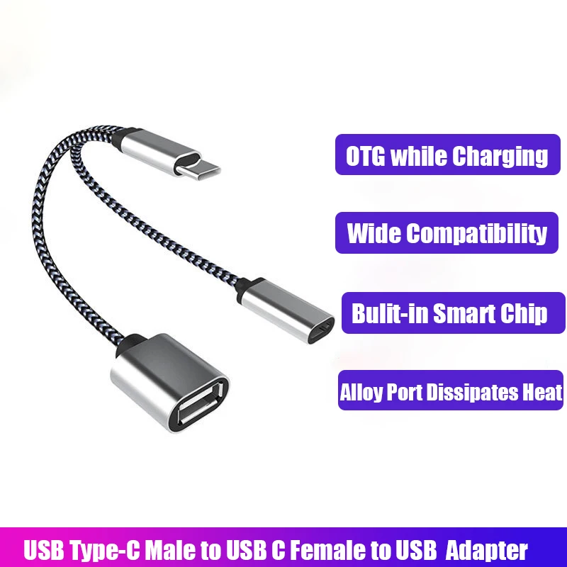 Câble pour smartphone Samsung Adaptateur USB TypeC vers Jack 3.5mm