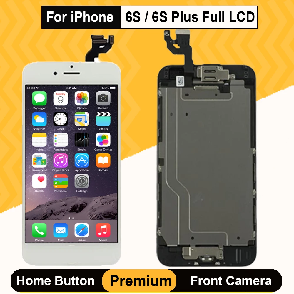 Полный набор lcd для iPhone 6S 6SP 3D экран сенсорный дигитайзер сборка Замена Pantalla