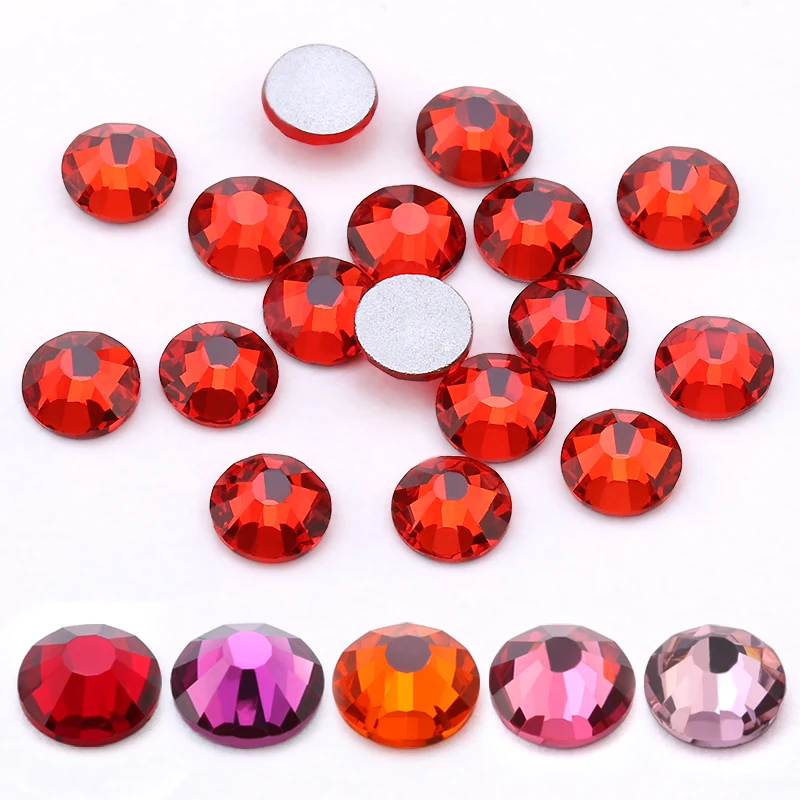 

Light Siam SS3-SS20 Rhinestone for Nail Art Flatback Non Hotfix Glue on Nail Art Rhinestones,Boutique and Top grade