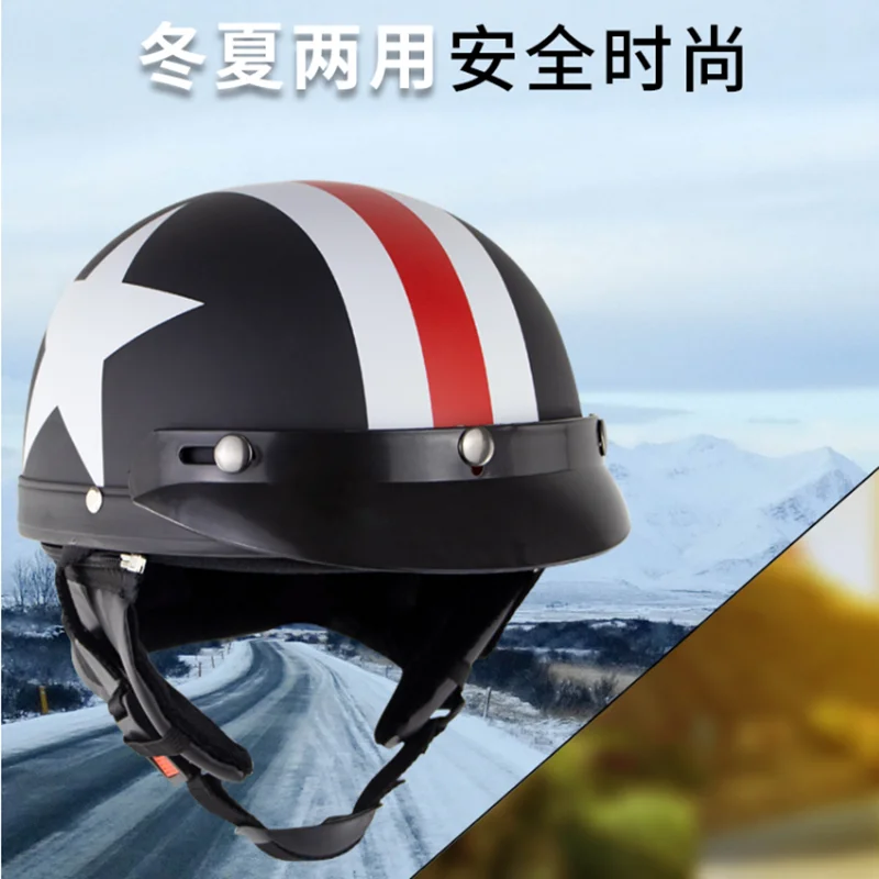 

motorcycle helmet half face helmet helmet vintage retro cascos para moto Scooter,Cruiser