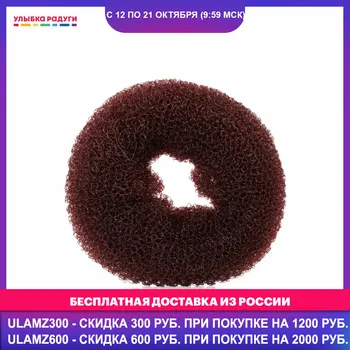 

Резинка для волос Ameli для объемного пучка , коричневая 3057331