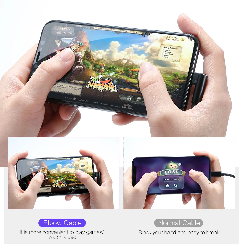 RAXFLY 3 в 1 USB кабель для samsung Note 8 S9 One plus 5t 6 Micro USB кабель Освещение usb type C кабель для iPhone Nokia 7 8 9