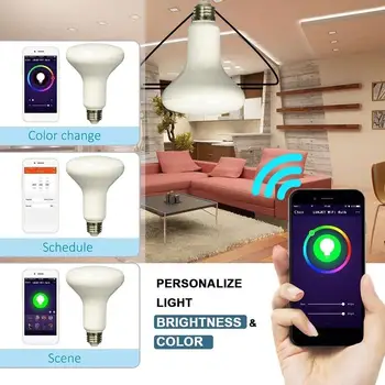 

WIFI Smart LED Bulb RGBW APP Remoto Control Light Decoration Home Atmosphere Lamp Durable LED Lamp Party Bar Super Bright