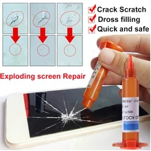 5ml UV Colla Ottica Trasparente Adesivo Colla UV Strumento di Riparazione Del Telefono Delle Cellule per il Telefono Mobile Dello Schermo di Tocco di Riparazione colla strumenti di riparazione cellulare