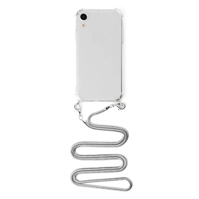 Ремень Через Плечо шнур цепи лента ожерелье с металлическими цепочками чехол для