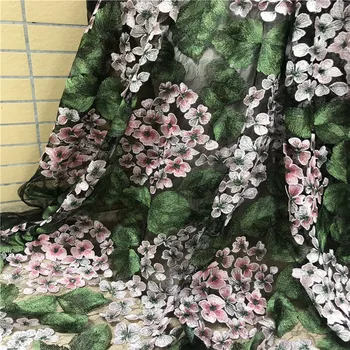 

top quality DiuDiu-30.6807 french lace fabric african lace fabric with embroidery mesh tulle fabric