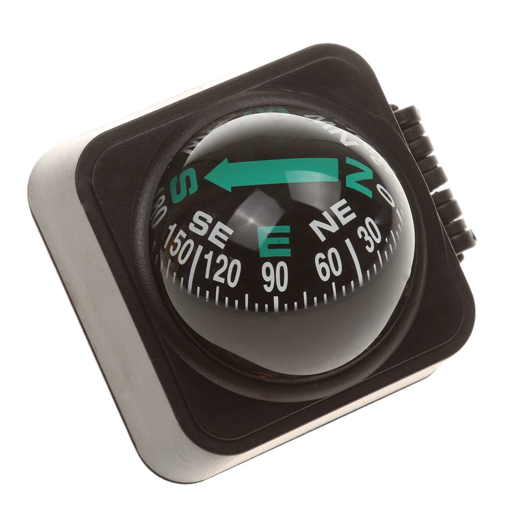 Adjustable Dash Mount Compass Navigation Hiking Direction Pointing Guide Ball for Marine Boat Truck Auto Car Outdoor