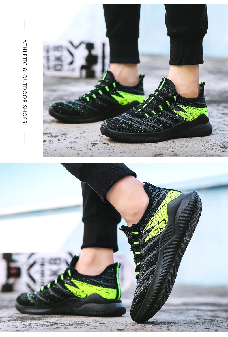 Осенняя спортивная обувь для мужчин, цветные спортивные туфли на шнуровке, мужские кроссовки, zapatillas hombre Deportiva