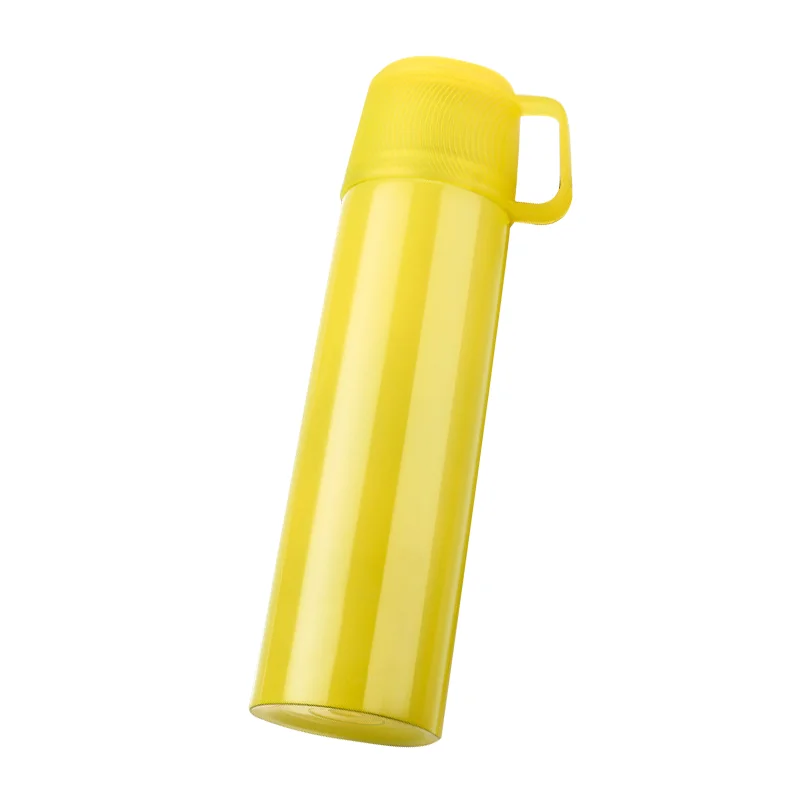 500 мл 304 нержавеющая сталь термос бутылка термос кружка термос чашка гидро колба вакуумная колба бутылка для воды кофейная кружка Термокружка - Цвет: Yellow